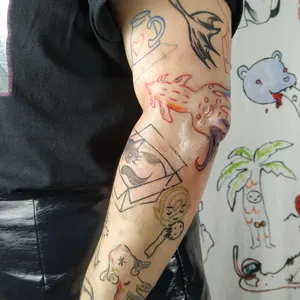 collection of tattoos