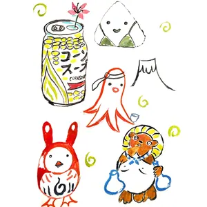 Hand-drawn flash designs